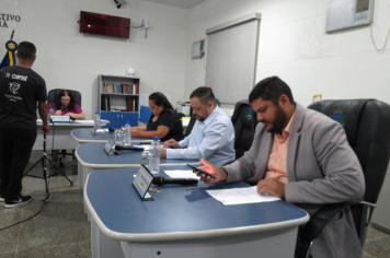 Foto - Sessão ordinária da Câmara Municipal de Echaporã do dia 2 de setembro de 2025.
