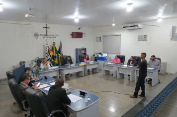 Foto - Sessão ordinária da Câmara Municipal de Echaporã do dia 16 de setembro de 2025.