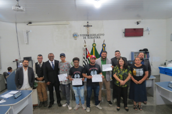 Foto - Sessão ordinária da Câmara Municipal de Echaporã do dia 6 de maio de 2025.