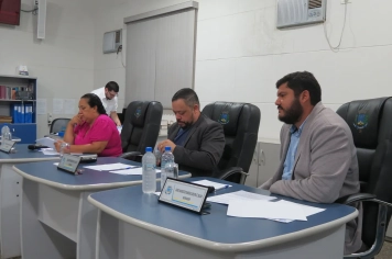 Foto - Sessão ordinária da Câmara Municipal de Echaporã do dia 4 de novembro de 2025.