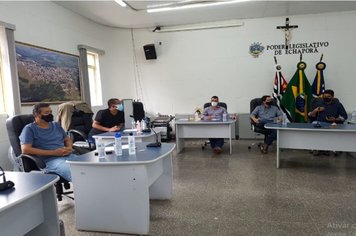 Foto - Reunião para ações contra o covid-19
