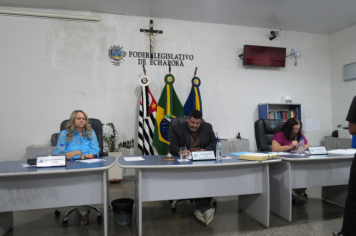 Foto - Sessão ordinária da Câmara Municipal de Echaporã do dia 2 de setembro de 2025.